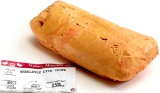 Andelever U/vener Dypfryst