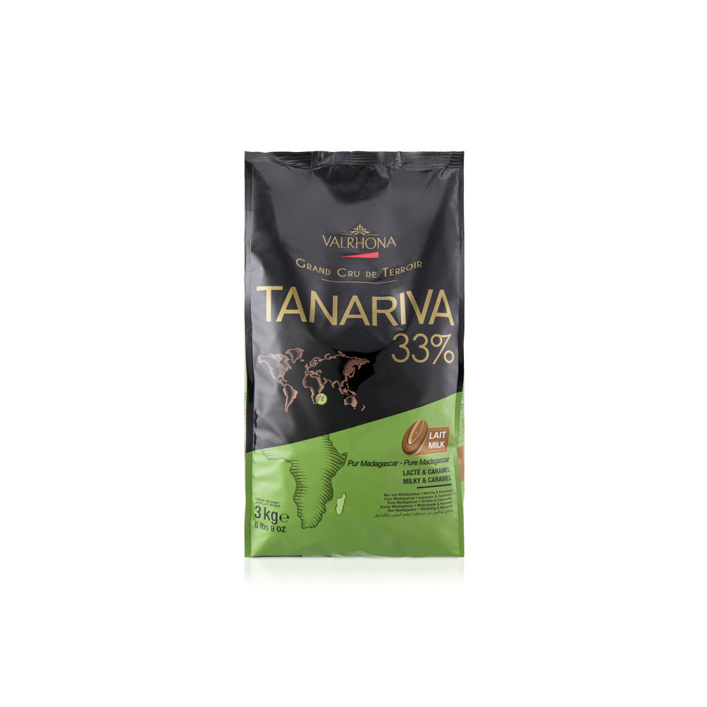 Valrhona.Tanariva L. 33%. Feve