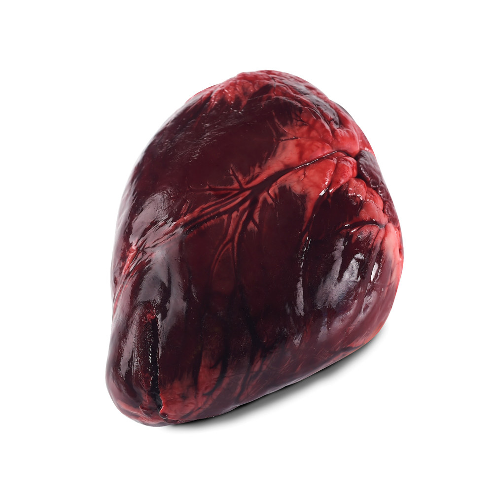 Reinsdyrhjerte varmrøkt dypfr.